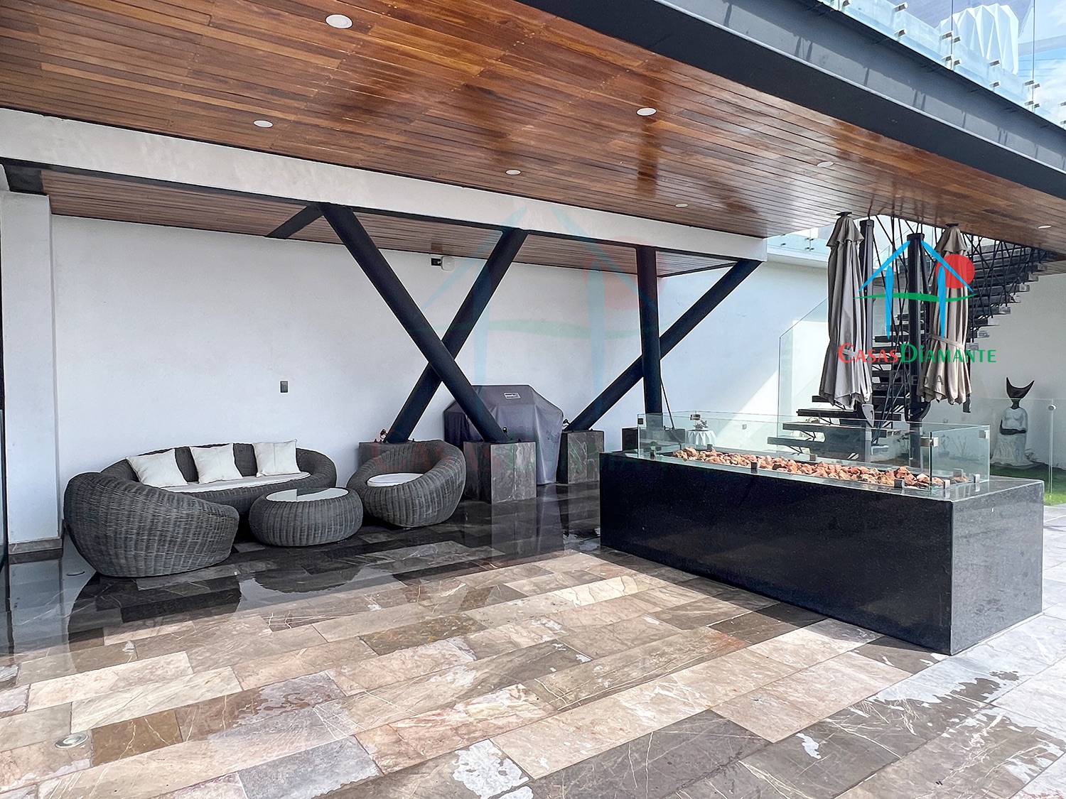 La Calera Casa Olimpo - Terraza acceso 2